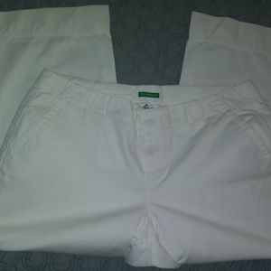 LILLY PULITZER WHITE PALM BEACH FIT PANTS SIZE 12